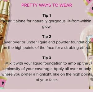 Too Faced Makeup - 🍉Too Faced "Dew You" Luminous Primer Too Faced Makeup - 🍉Too Faced "Dew You" Luminous Primer